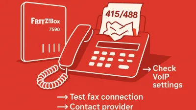 FRITZ!Box 7590: T.38 und Codec-Fehler beim Fax beheben