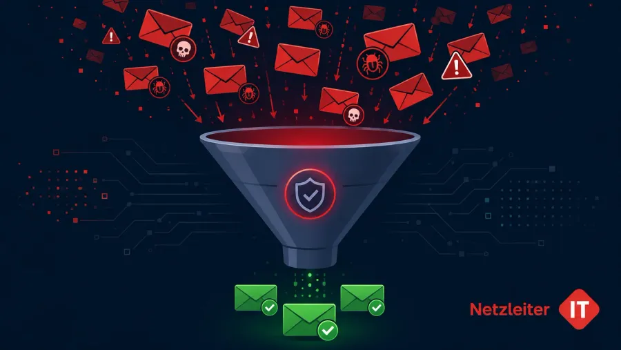 NetzleitAIR MailProtect: abgewiesene SPAM-Kategorien