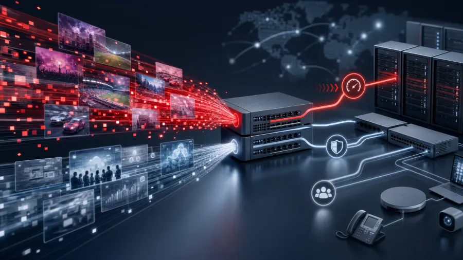 Netflix und 15 % des weltweiten Internet-Traffics (2018)